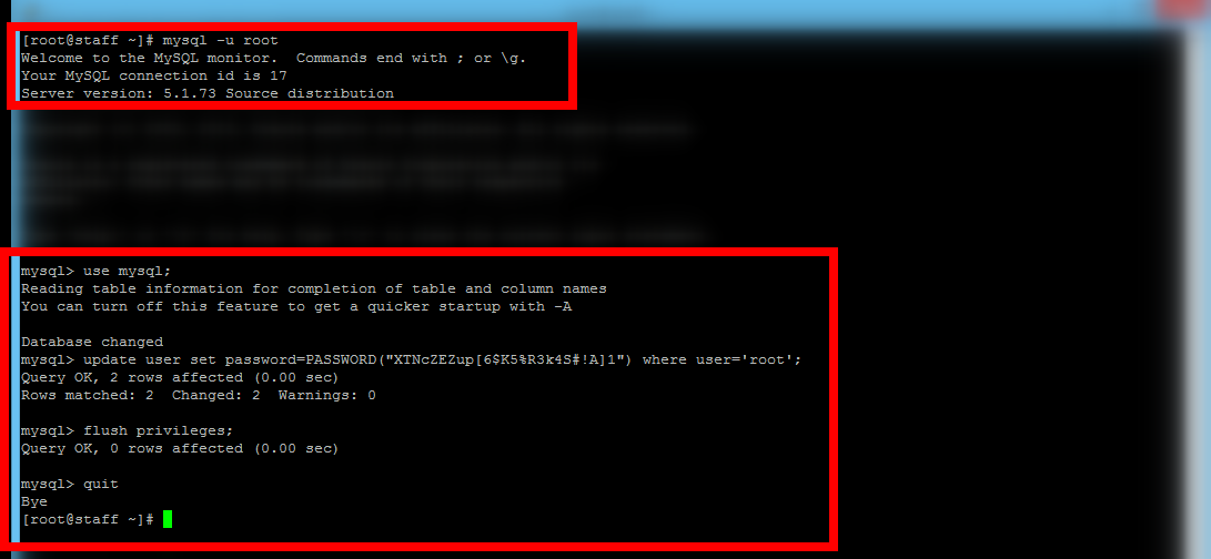Mysql reset root password Mysql reset root password